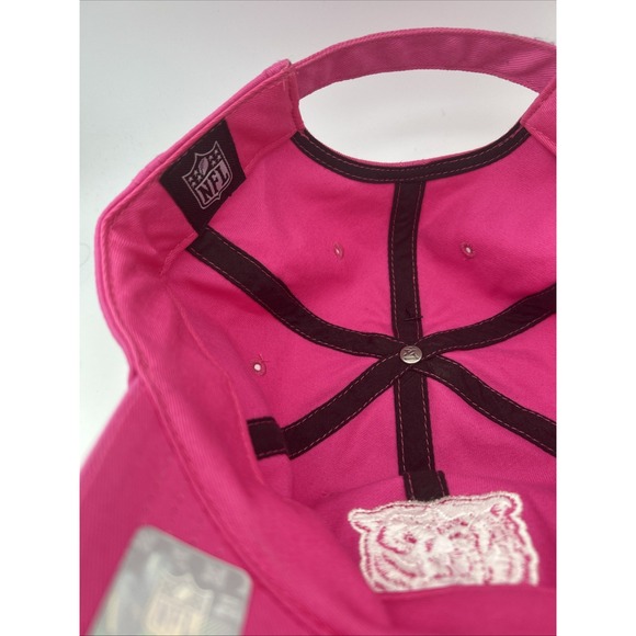 Chicago Bears 47Brands NFL Team Apparel Girls‎ Pink Hat Baseball Cap Adjustable - Picture 7 of 7